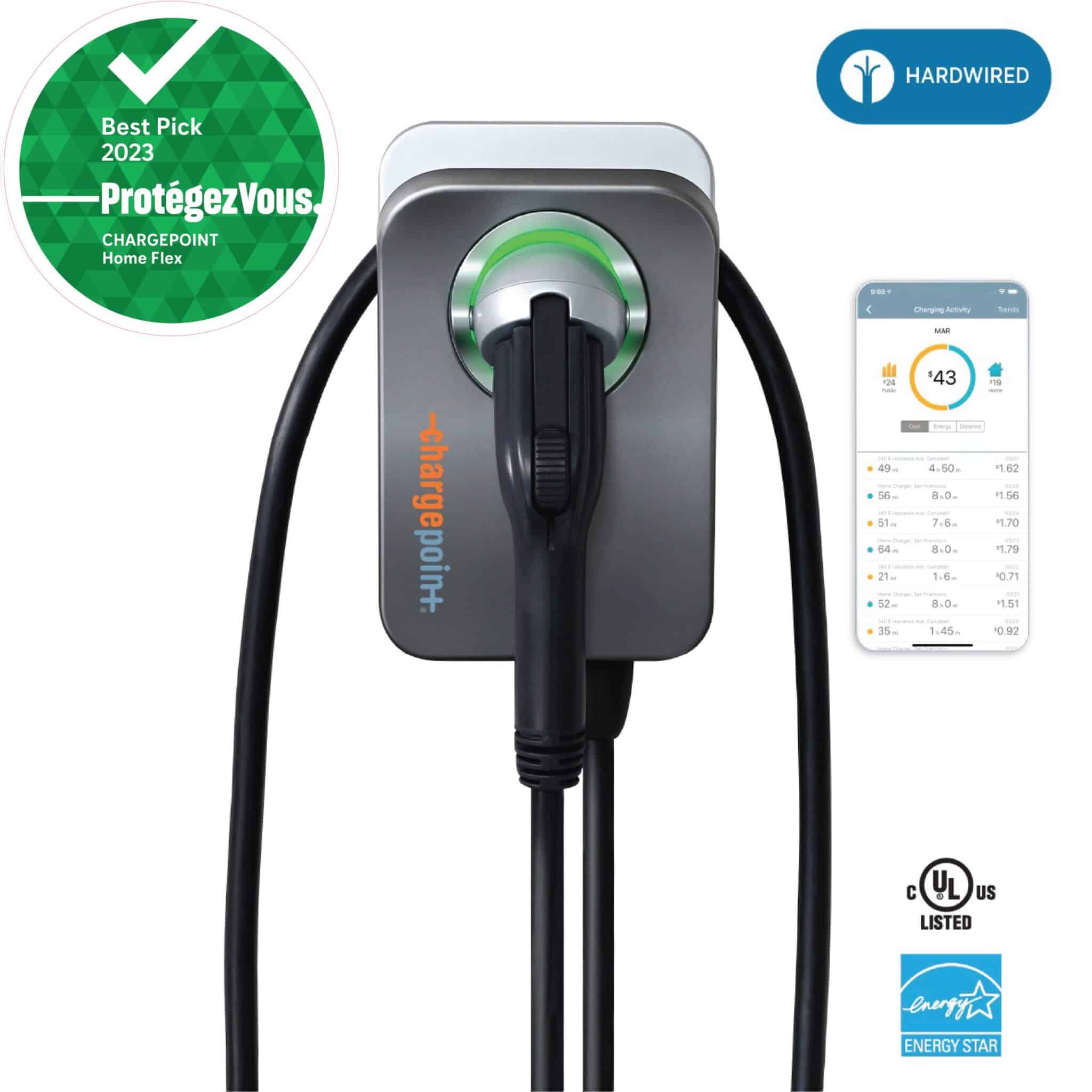 Chargepoint Home Flex 50AMP 12KW WIFI Hardwire