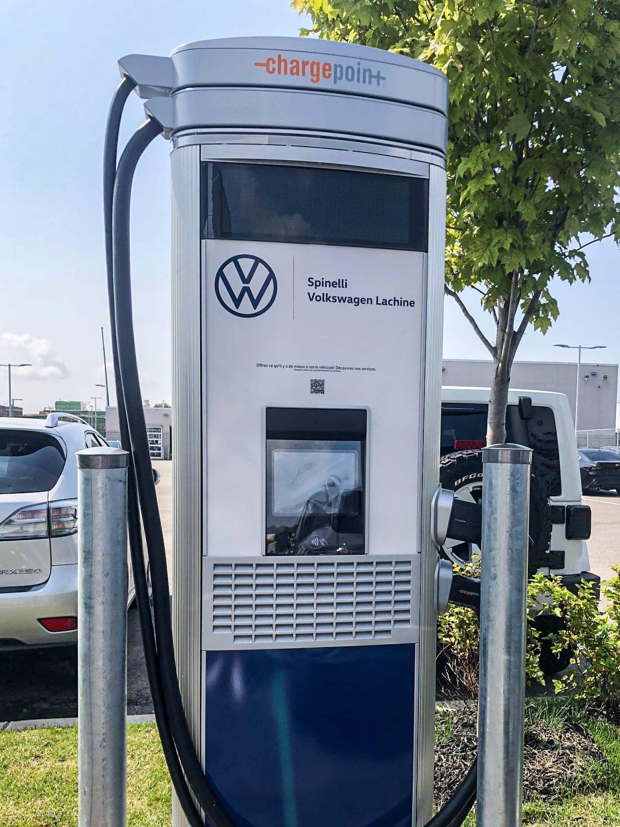 rechagre de vehicule électrique montréal